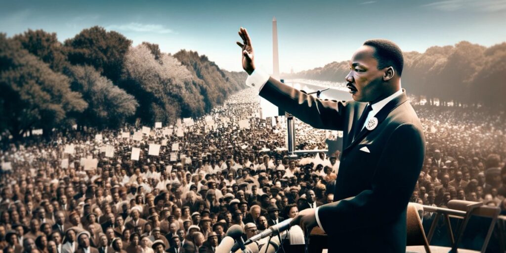 Martin Luther King Jr. give his most famous speech