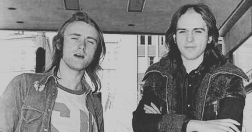 Phil Collins and Peter Gabriel in 1970s